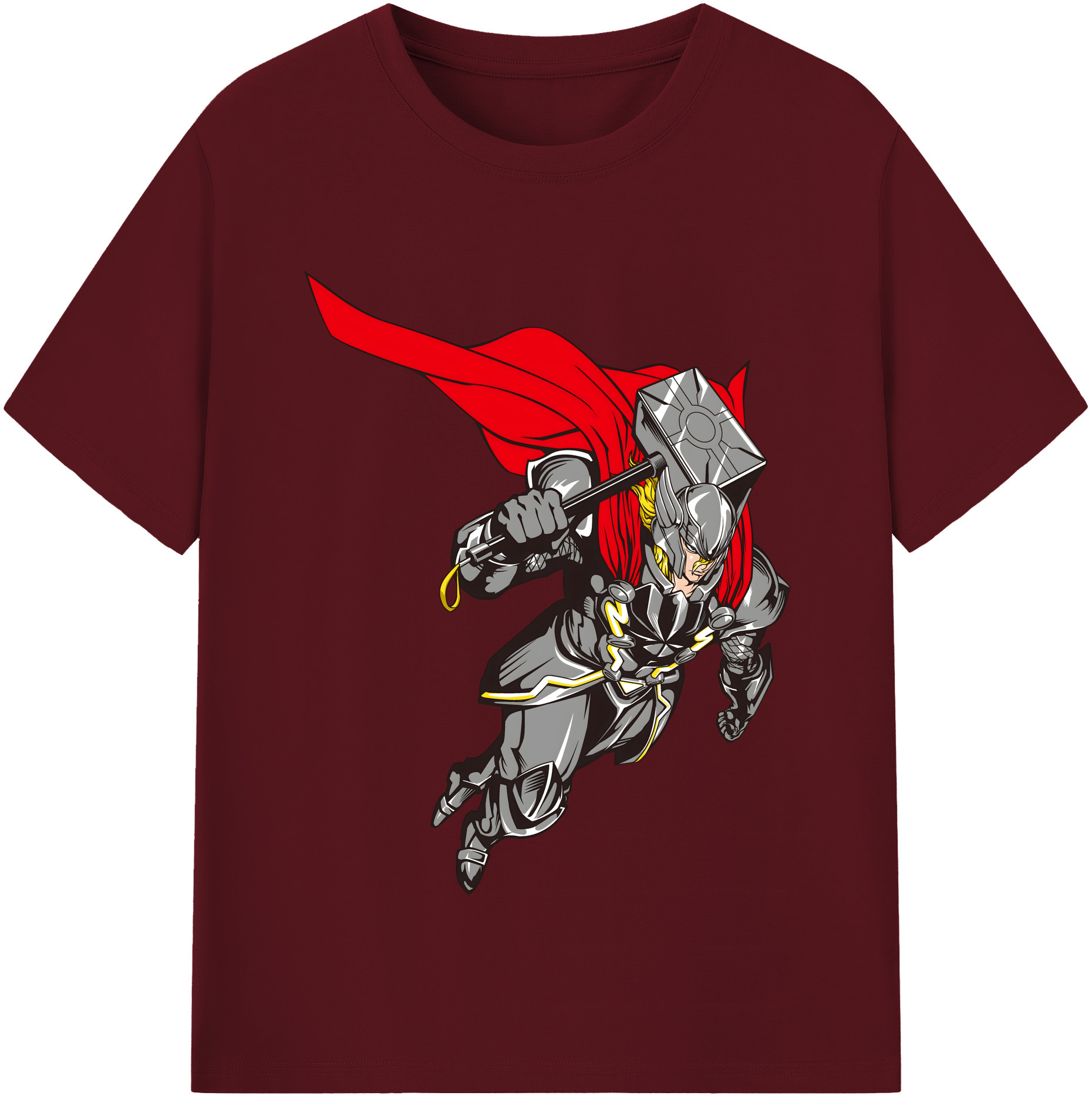 （画像用） アベンジャーズ The Avengers 綿100％半袖Tシャツ（フロントプリント）